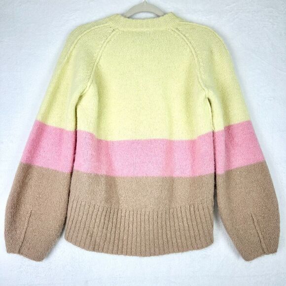 Rodebjer Francisca Sweater Size XS Alpaca Wool Blend Neapolitan Triple Color - Picture 5 of 7
